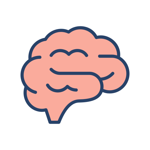 Человеческий мозг Generic Outline Color иконка
