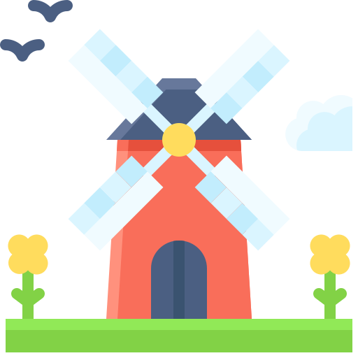 Windmill Generic Flat icon