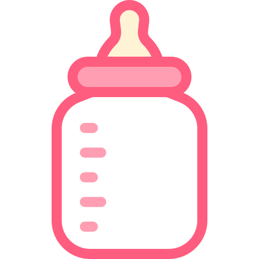 Бутылочка для кормления Detailed color Lineal color иконка