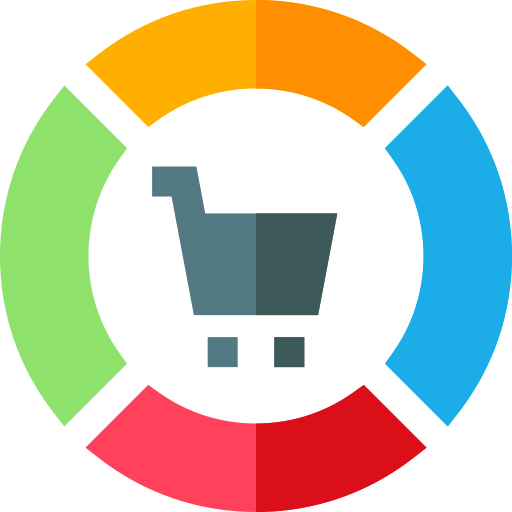 Pie chart Basic Straight Flat icon