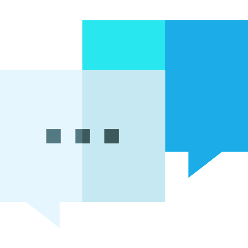comunicación Basic Straight Flat icono