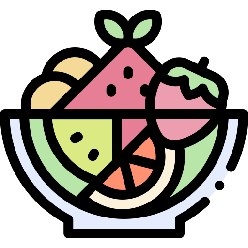 ensalada de frutas Detailed Rounded Lineal color icono