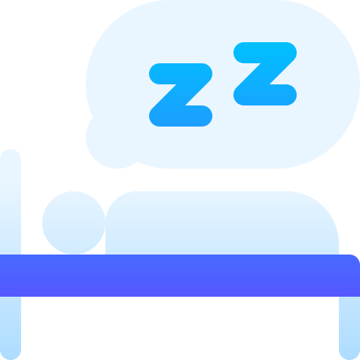 寝る Basic Gradient Gradient icon
