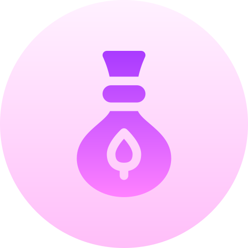 Massage oil Basic Gradient Circular icon