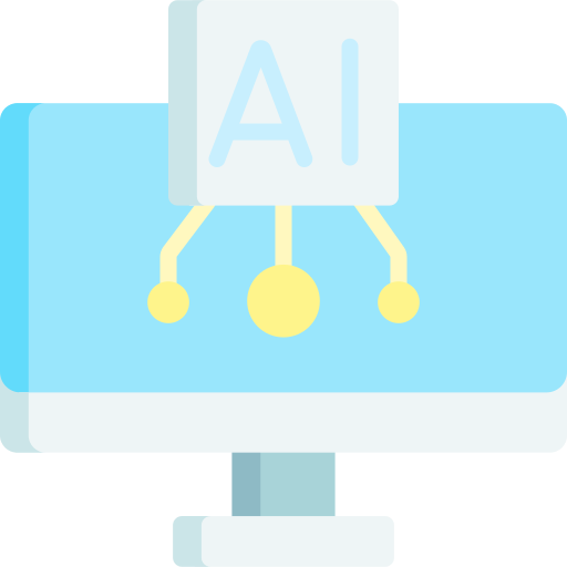 kunstmatige intelligentie Special Flat icoon