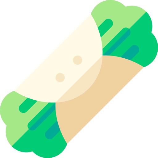 Burrito Basic Rounded Flat icon