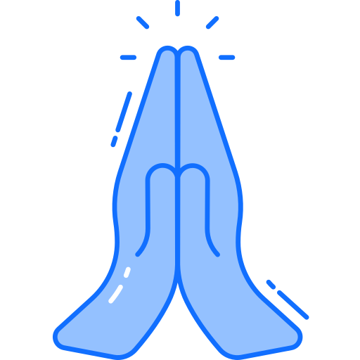 Prayer Generic Blue icon