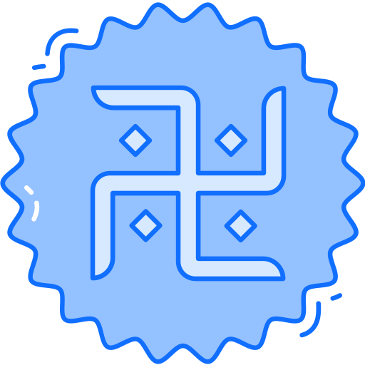 svastica Generic Blue icona