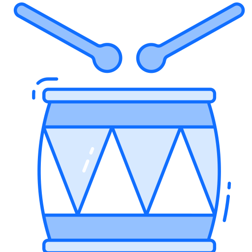tambor Generic Blue Ícone