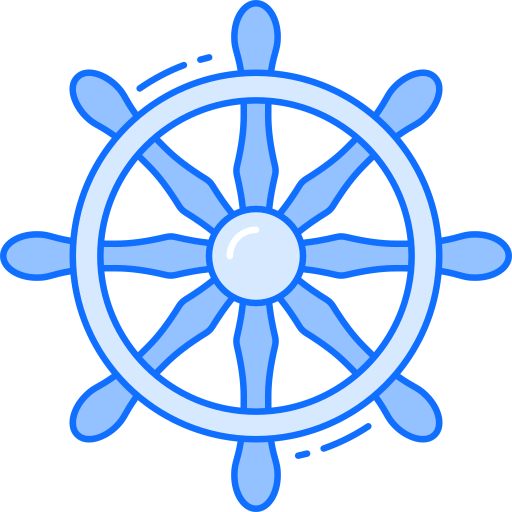 Dharma wheel Generic Blue icon