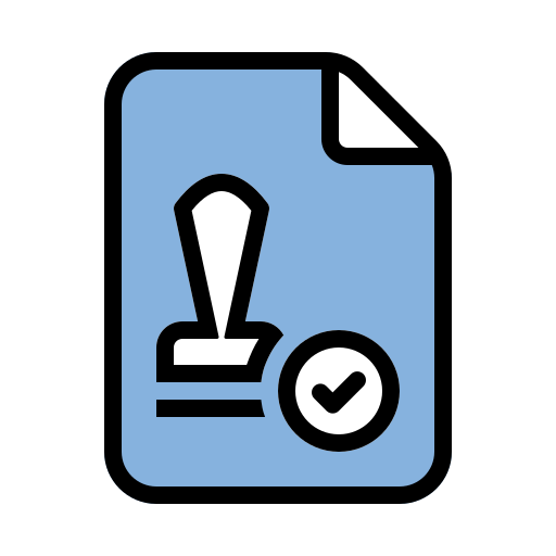 Approved Generic Fill & Lineal icon