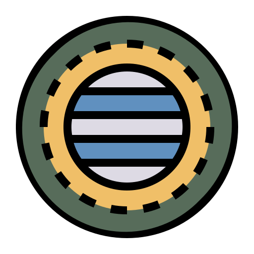 궤도 Generic Outline Color icon