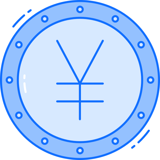 chinesische yuan Generic Blue icon