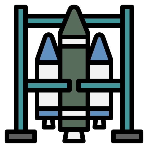 로켓 발사 Generic Outline Color icon