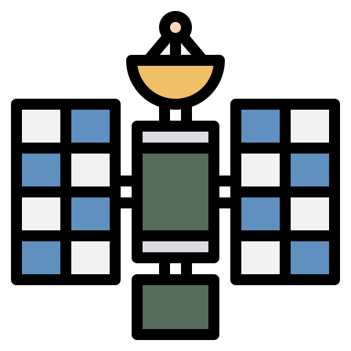 satélite Generic Outline Color icono