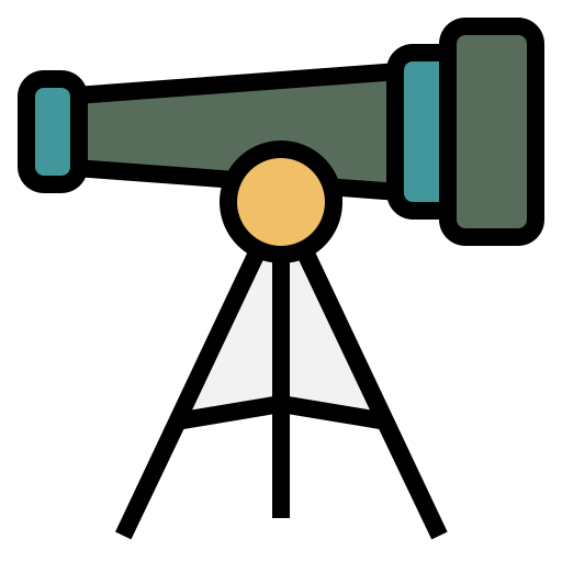 Telescope Generic Outline Color icon