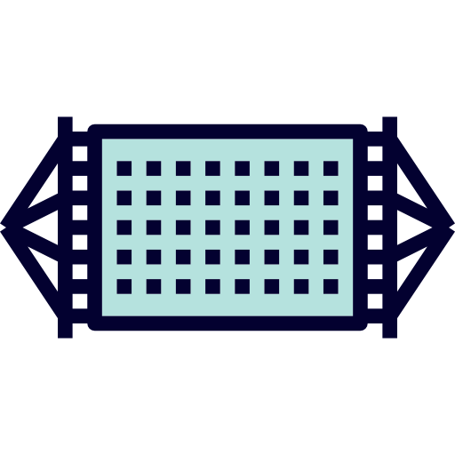 hamaca Becris Lineal color icono