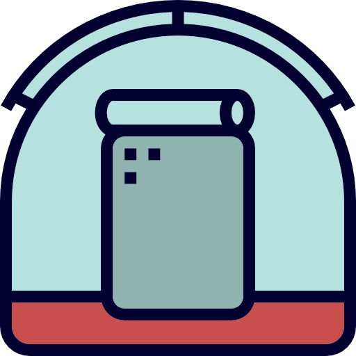 テント Becris Lineal color icon