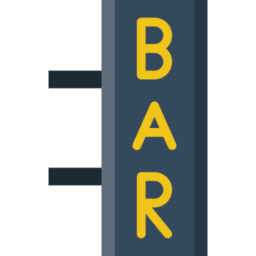 bar Basic Miscellany Flat icono