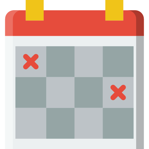 calendario Basic Miscellany Flat icono