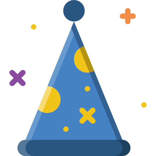 Party hat Basic Miscellany Flat icon