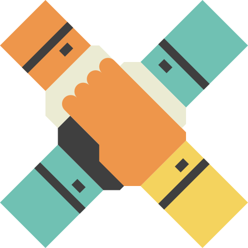 Business partnership Becris Flat icon