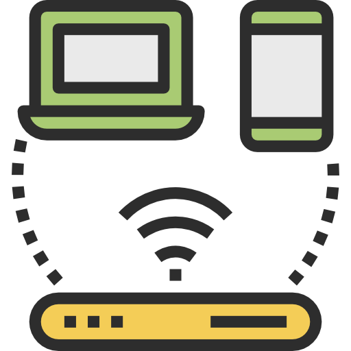 wi-fi Becris Lineal color ikona