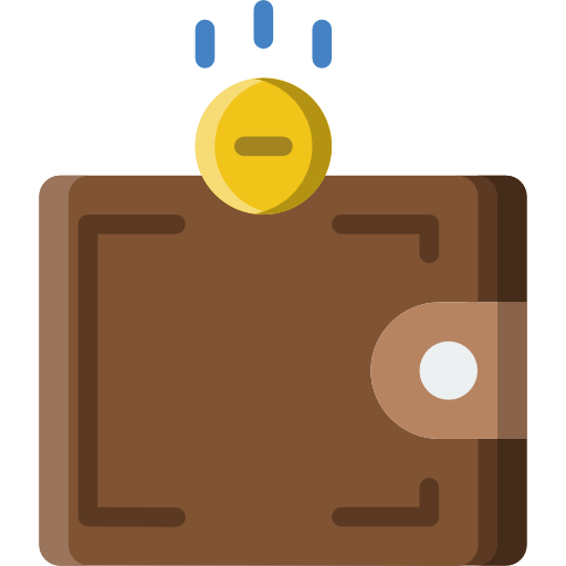 Wallet Basic Miscellany Flat icon