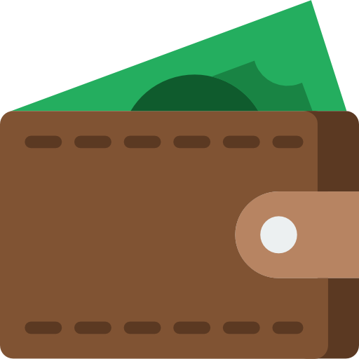 Wallet Basic Miscellany Flat icon