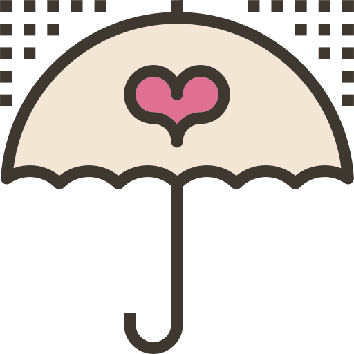 傘 Becris Lineal color icon