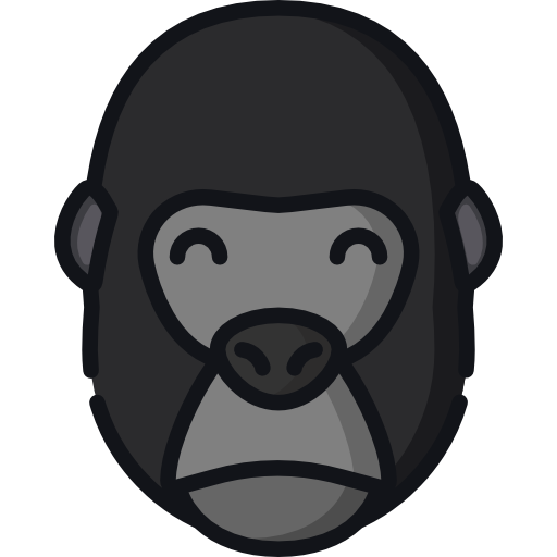 Gorilla Special Lineal color icon