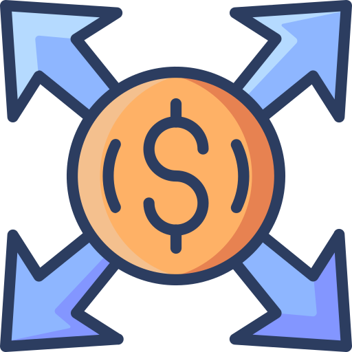 geld überweisen Generic Outline Color icon