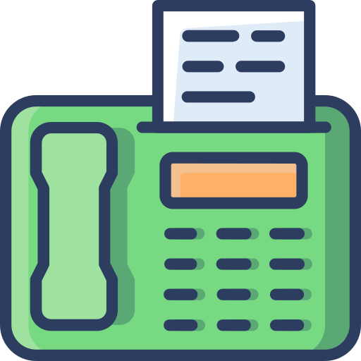 fax Generic Outline Color icon