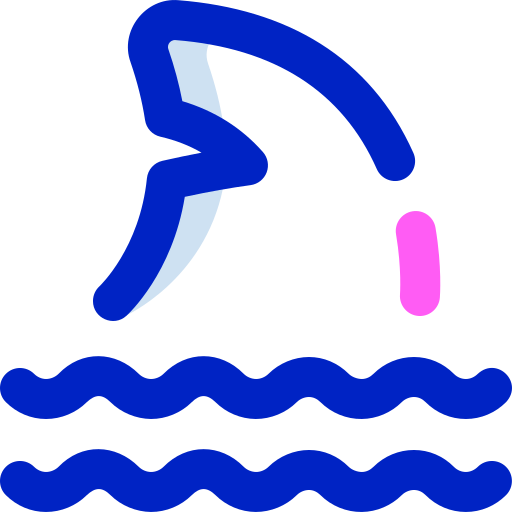 tiburón Super Basic Orbit Color icono