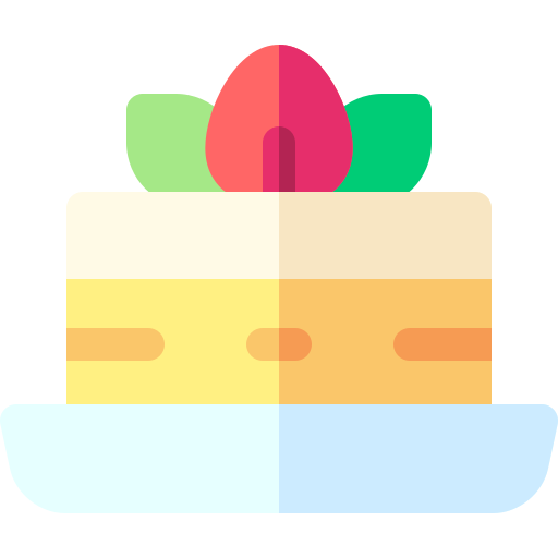 Tres leches cake Basic Rounded Flat icon