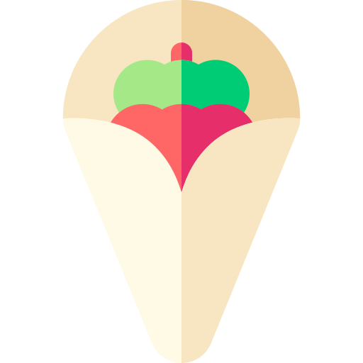 taco Basic Rounded Flat Ícone