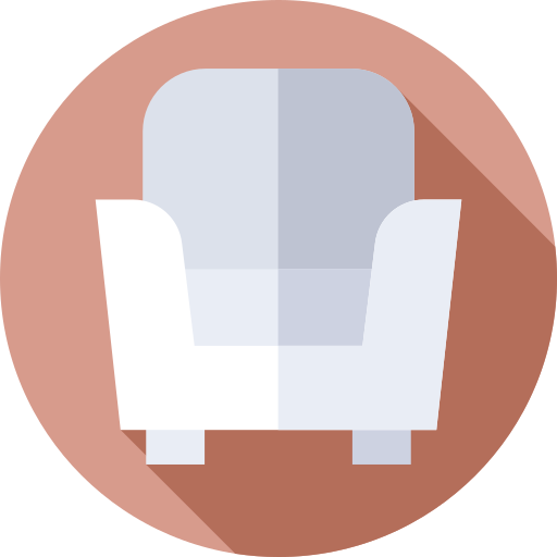 fotel Flat Circular Flat ikona