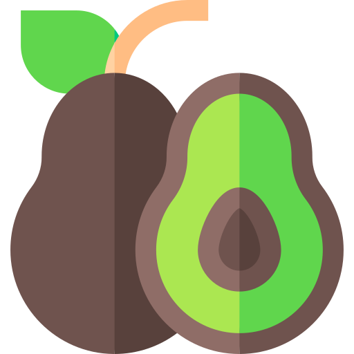 Avocado Basic Straight Flat icon
