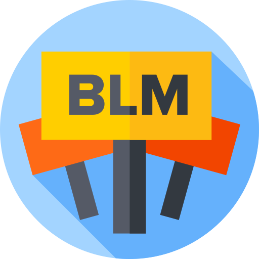 blm Flat Circular Flat icon