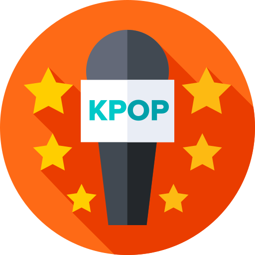kpop Flat Circular Flat icoon