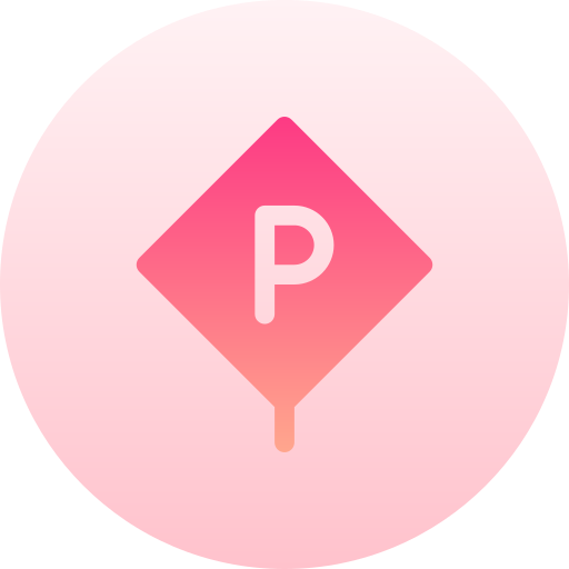 パーキング Basic Gradient Circular icon