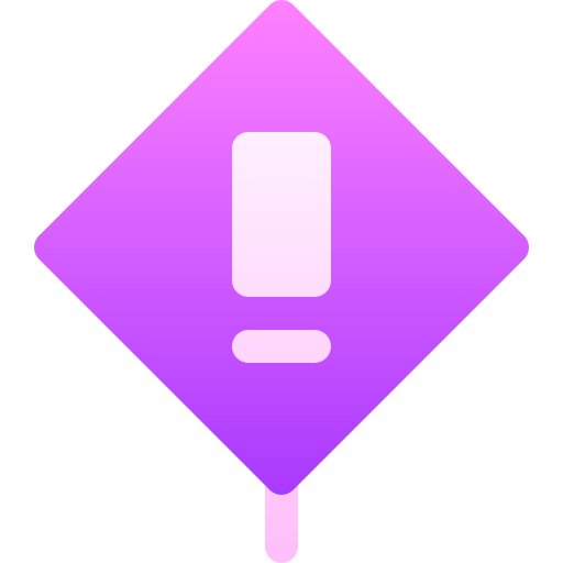 アラート Basic Gradient Gradient icon