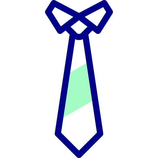 corbata Detailed Mixed Lineal color icono
