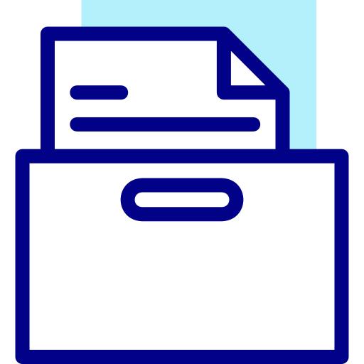 Ящик для хранения Detailed Mixed Lineal color иконка