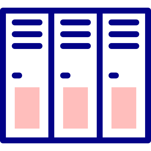 szafki Detailed Mixed Lineal color ikona
