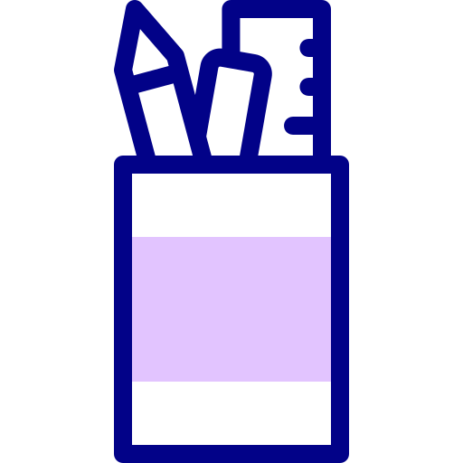 文房具 Detailed Mixed Lineal color icon