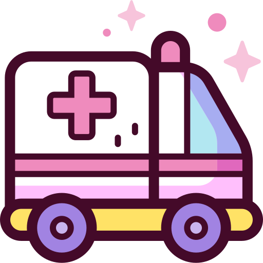 krankenwagen Special Candy Lineal color icon