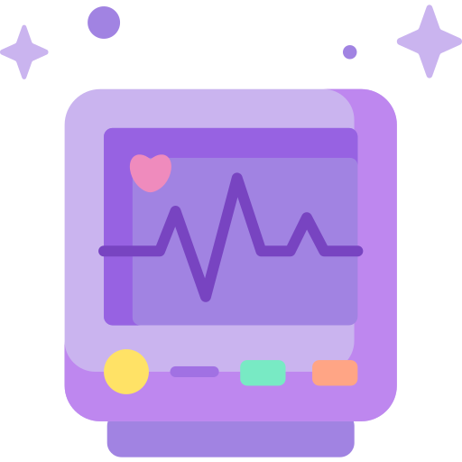 Cardiogram Special Candy Flat icon