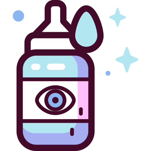 Eye drop Special Candy Lineal color icon