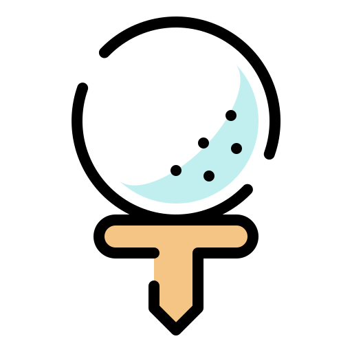 golf Generic Outline Color icon